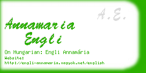 annamaria engli business card